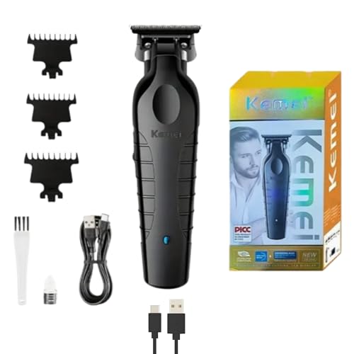 LITTLE CLASSIC Cortapelos recargable por USB con peines ajustables, velocidades dobles y carga turbo, pantalla digital inteligente