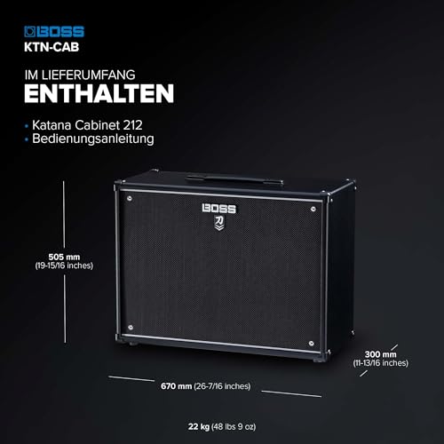 BOSS Katana Cabinet 212 – Lautsprecherbox für den Katana Head-Gitarrenverstärker