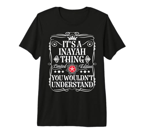 Inayah Name Its A Inayah Thing You Wouldn't Understand Premium Tri-blend T-Shirt