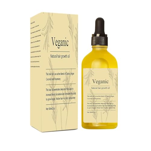 Veganic Natural Hair Growth Oil, 1Pcs hair growth oil Rosemary Oil for Hair Growth Organic for dry damaged hair and growth