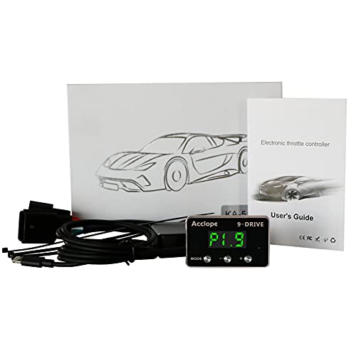 Throttle Response Controller, 9 Drive 9-Mode Electronic Throttle Controller Universal Fit for Dodge RAM Jeep Maseratti Chrysler