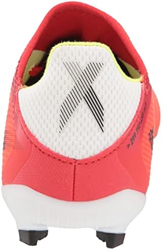 adidas X Speedflow.3 Firm Ground Soccer Shoe, Red/Black/Solar Red, 3 US Unisex Little Kid | Image 2