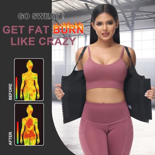 Image of YADIFEN Waist Trainer for Women Corset Body Shaper for Tummy Control Vest