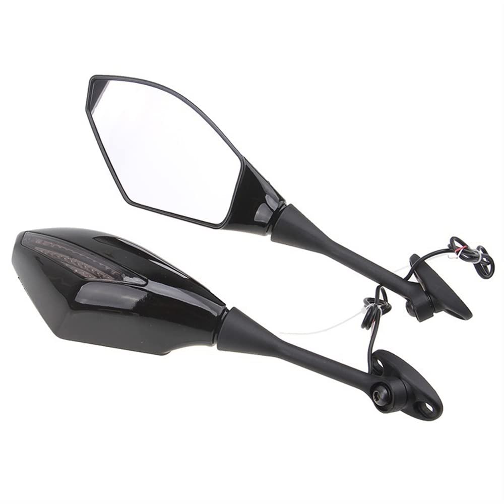Espejos retrovisores con intermitentes para motocicleta Honda CBR 600 y Suzuki GSXR 750