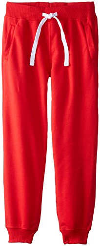 Southpole Boys  Big Active Basic Jogger Fleece Pants, Red, Large   14-16