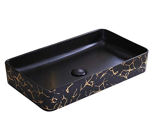 Image of InArt Wash Basin, Black, Satin Finish