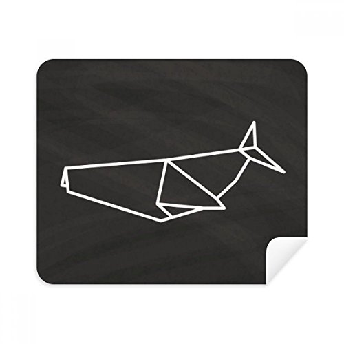 Chiffon de nettoyage écran anti trace tissu suède pour smartphone et lunettes origami