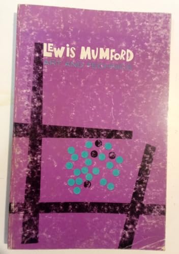 Art and technics (Bampton lectures in America) B0007EAKXQ Book Cover
