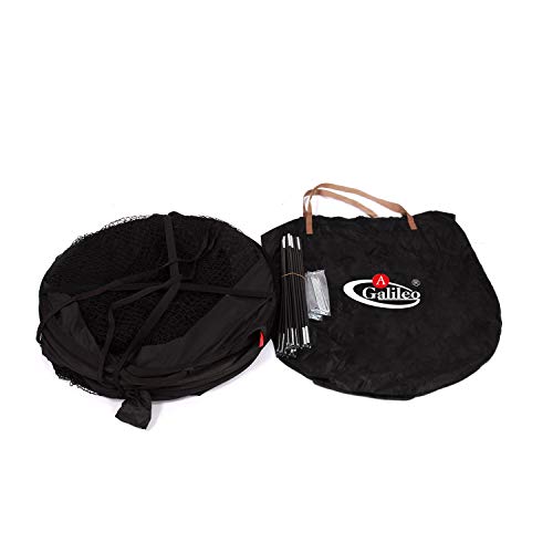 Gagalileo Screen Baseball Protective Screen Baseball Batting Cage Screen Backstop Net Baseball Practice Net with Carry Bag Baseball Practice Screens 11.5'(L) X6'(W) X9.6'(H) White Net