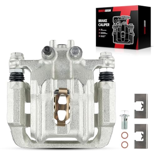 Image of Torchbeam Rear Brake Caliper Left for Honda 2007-2016 CR-V, Acura 2013-2018 RDX, Honda 2012-2015 Crosstour, Rear Left Caliper Replace # 19B6886