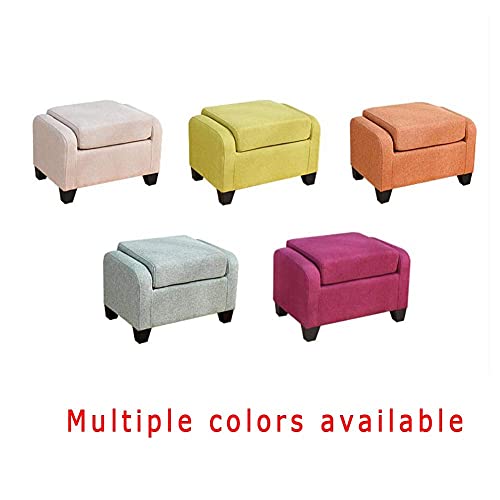 Poufs et repose-pieds carrés assise confortable coton bronze 60cm - 5