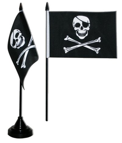 Digni® Pirate tavolo bandiera 10,2 x 15,2 cm