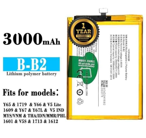 Image of B-B2 Battery for VIVO V5 / V5S / Y66 / Y67 / Y69 Battery with 1 Year warrenty**** (I23)