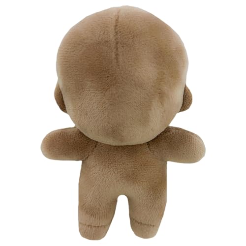 niannyyhouse Muñeca de peluche de 7.8 pulgadas (20 cm) con bordado humanoide desnudo, juguetes de peluche para vestir de cuerpo normal, ropa brillante (C-2, 10 cm)