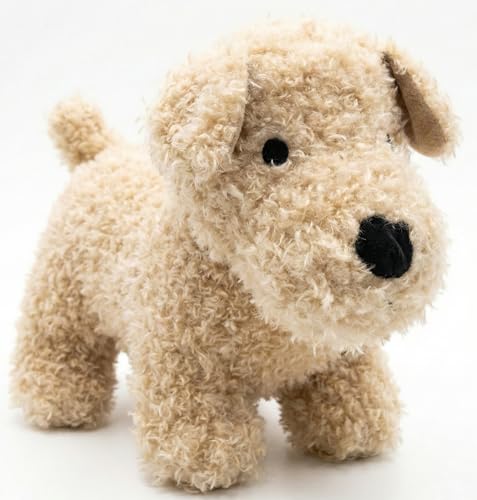 Türstopper Hund Stoff 1kg schwer dekorativer Türstopper Tier Türpuffer für Wohnzimmer & Kinderzimmer (Benno)