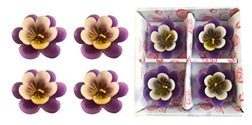 T-shin velas flotantes clásicas, sin perfume, pétalos de loto, velas de cera vertidas a mano para bodas, aniversarios, cumpleaños, decoración del hogar, spa, relajación