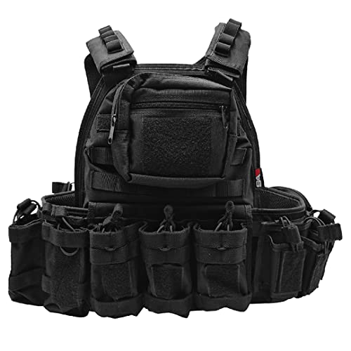 Gilet lourd Swiss Arms noir idéal pour vos sessions airsoft