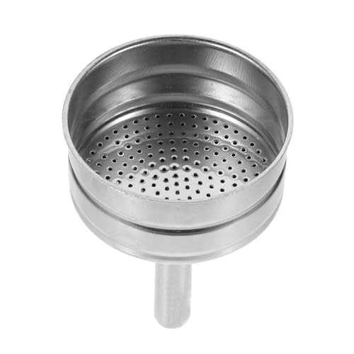 INOOMP Filtro de Café Reutilizable para Cafetera Espresso, Acero Inoxidable, Filtro de Precisión Malla Fina, Antioxidante, Portátil, Accesorio para Preparar Café en Casa