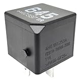 645 Relay 4H0951253A V23136-B0006-X080 (1-Pack) 12V 40A 4-Pin SPST Automotive Power Relay Compatible with Volkswagen Jetta Tiguan Audi A4 Q5 Porsche Panamera Fixes Fuel Pump and Engine Stalling
