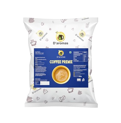 Image of D'aromas Coffee Premix ,Instant Coffee Powder Bag For Vending Machine-1Kg Ideal For Hot Coffee
