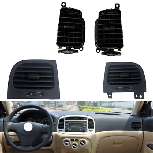 Panel de ventilación central con acabado original para salpicadero de Hyundai Accent 974201E000 2