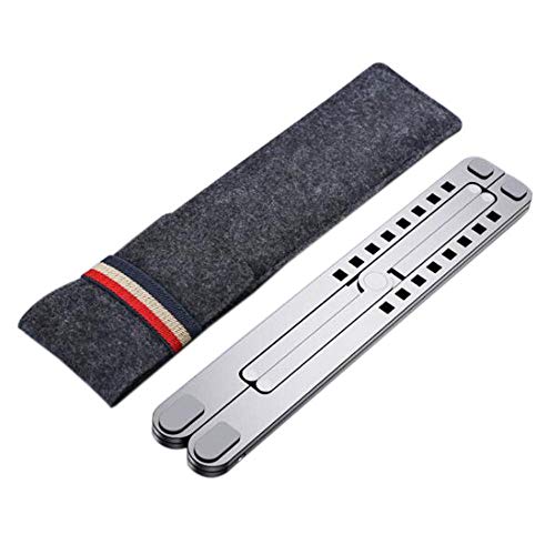 Laptop-Ständer 11-17-Zoll-Kühlregal Faltbarer, abgewinkelter, tragbarer Desktop-Ständer aus Aluminiumlegierung Office Universal Universal Sliding