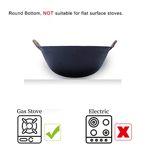 -ZhenSanHuan-Handmade-Cast-Iron-wok-No-Coating-No-painting-Healthy-LongLasting-46CM181