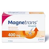 Magnetrans trink-granulat 400 mg - Magnesiumgranulat zur Einnahme mit Flüssigkeit - Magnesium für eine normale Muskel- und Nervenfunktion - 1 x 50 Sticks