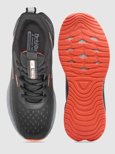 Image of Action | Athleo | TURBO-503 | Men's | Lace-Up | Running | Shoes | Trendy | Lightweight | Comfortable | Durable | Sports | Shoes