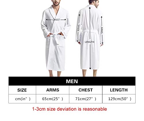 Afpanqz Starry Night Print Mens Long Bathrobes With Front Pockets Soft Lounger Robes Waist Belt Tie Long Sleeve Full-Length Pajama For Teen Boys Swim Pool Beach Wear Blanket Nightgown Blue Pink Galaxy #TOP2