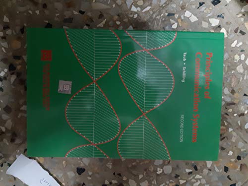 Principles of Communication Systems 2nd Edition 0074624563 Book Cover
