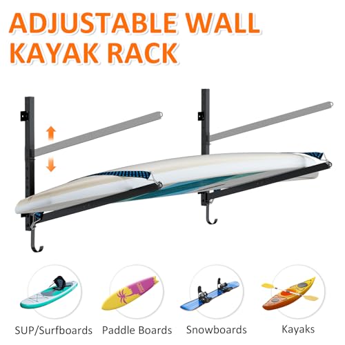 Asxevn ​Kayak Storage Rack for Garage Wall Mount Review