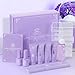 Makartt Poly Nail Gel Kit,4 Colors,Purple,Nail Extension Gel Builder, Strengthener,Strong Long Lasting Hard Gel, All in One Salon DIY Starter Kit