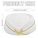 ZUYYON 2 Pcs Women Flight Attendant Hat Woolen Air Stewardess Cap Stewardess Uniform Plane Cap Cosplay Costume Accessories (Off White)