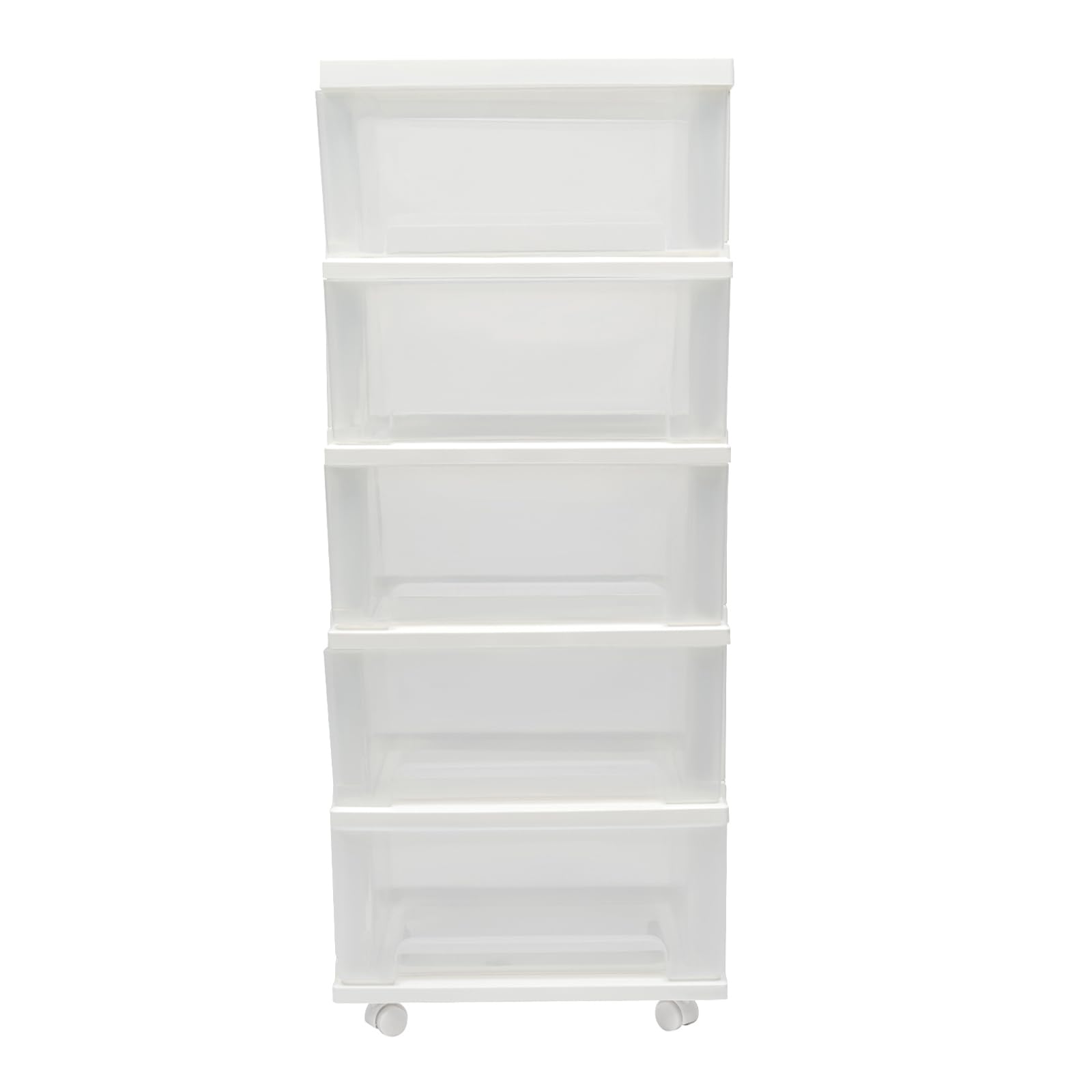 5-poziomowy organizer do przechowywania na kółkach szafka na biurko z kółkami plastikowe pudełka do przechowywania do sypialni salonu łazienki biura 40 x 33 x 98 cm wózek do przechowywania