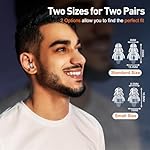 High Fidelity Concert Ear Plugs, Noise Cancelling Silicone Ear Plugs 2 Pairs Great for Concerts Loud Music, Musicians, Motorcycles, Airplanes, Raves, Hearing Protection -23 dB - Image 3