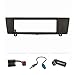 Produktbild tomzz Audio 2404-035 Radioblende Set kompatibel mit BMW 1er E87 3er E90 Z4 E89 schwarz mit Quadlockadapter ISO, Fakra Antennenadapter DIN ISO
