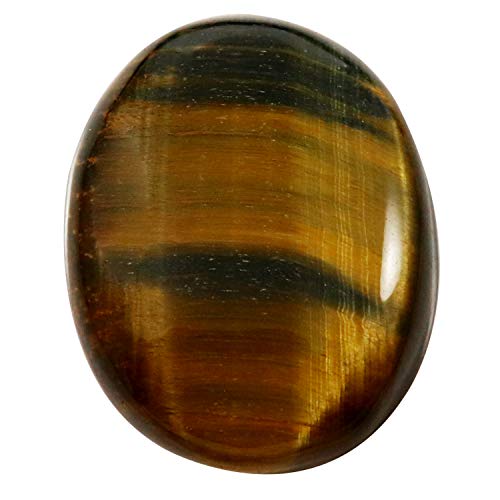 Oeil de tigre bleu cabochon ovale de 44,5 carats pour bijouterie