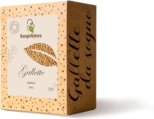 BONGIOVANNI FARINE E BONTA' NATURALI Gallette di Quinoa 120g