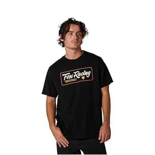 Fox Racing Mens Fuel 195 Original Short Sleeve Tee Black Large