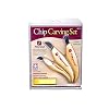 FLEXCUT KN115 – Chip Carving Set 3 Piece, Schnitzmesser, Holzgriff, Kerbschnitzmesser, Wood Carving, scharfes Messer für Holz Schnitzwerkzeug, Bastler, Mehrfarbig