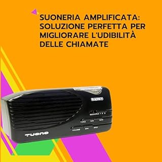 SAIET - TUONO Fixed Telephone Ringtone Amplifier - Intercom Amplifier for the Elderly