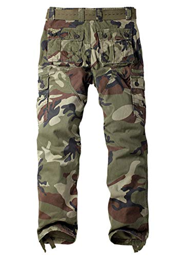 ebossy Men's Military Multi-Pocket Straight Fit Outdoor Tactical Cargo Work Pant2