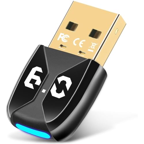 Adattatore Bluetooth 6.0 USB per PC, Collega e Usa Chiavetta