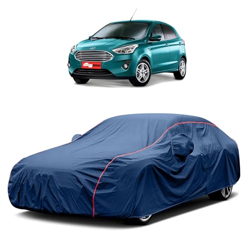 Image of Heavy-Duty Car Cover for Compatible with Ford Aspire (2010 to 2025 All Models) Deluxe Car Protection Cover ? Waterproof & UV-Resistant All-Season Exterior Protection