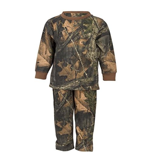 TrailCrest by Treel Infant – Toddler Cotton Camo Long Sleeve T-Shirt and Long Pants Set