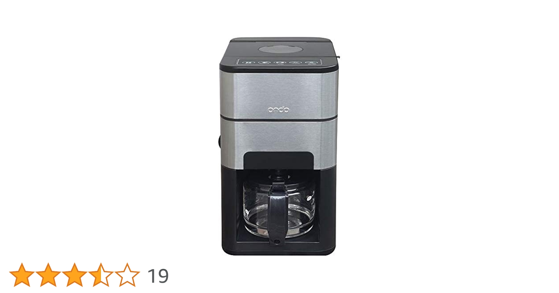 Amazon | 石臼式コーヒーメーカー ON-01-BK | 丸隆 | コーヒー