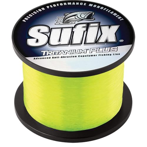 Sufix 696-125CH: Tritanium Plus 25 Lb Chartreuse