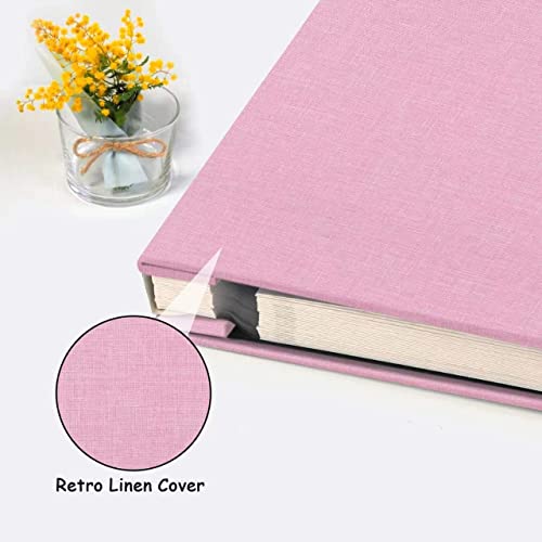 Zesthouse Photo Album Self Adhesive Pages,60 Pages Magnetic Scrapbook Albums With Sticky Page,Photos Album Holds 8X10 & 5X7 & 4X6 & 6X8 & 3X5, Large Picture Book Ideal For Family,Wedding,Baby #TOP3