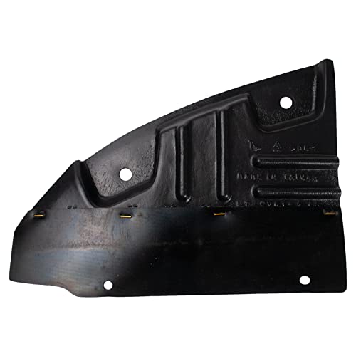 Image of TRQ Front Left Forward Fender Splash Shield Black Drivers Side Compatible with 2011-2014 GMC Sierra 2500 HD Sierra 3500 HD GM1248234